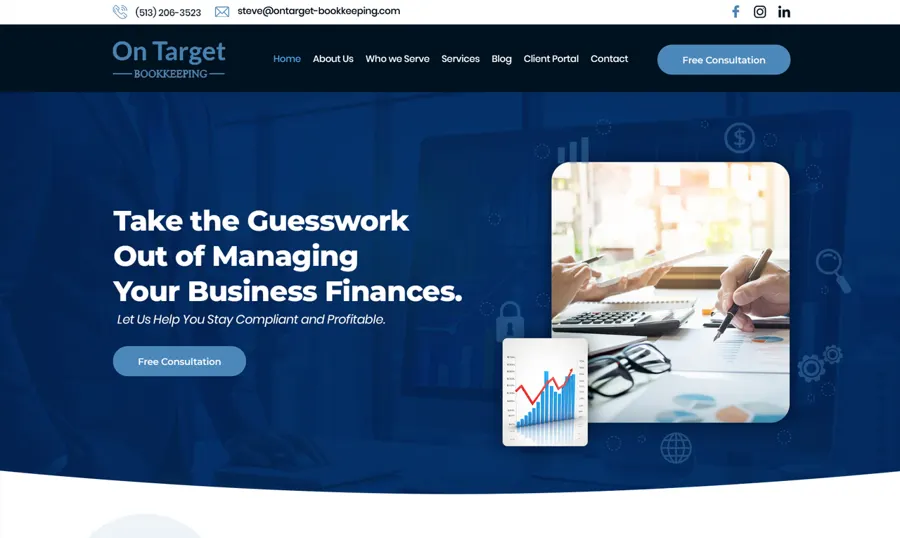 On Target Bookkeeping project preview