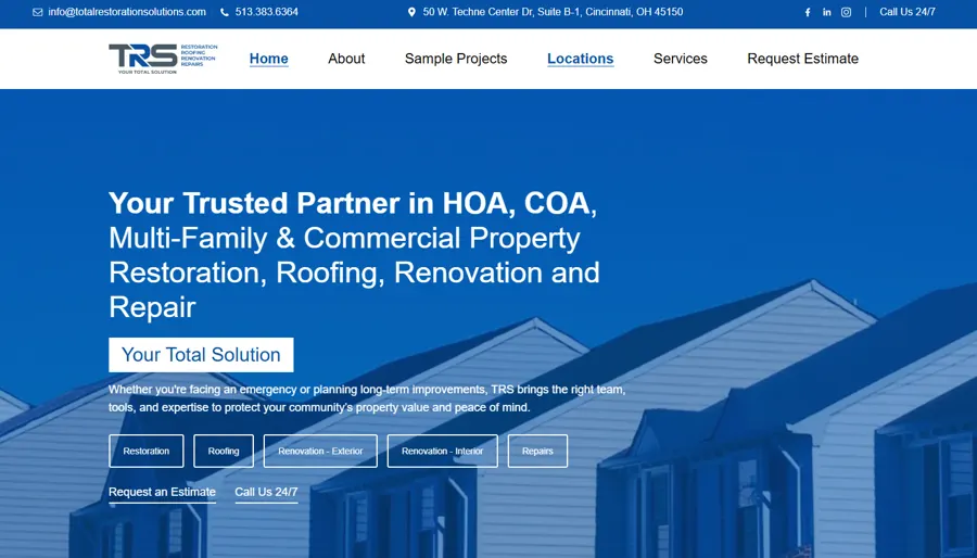 Total Restoration Solutions project preview