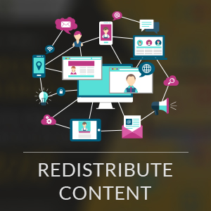 Redistribute content marketing